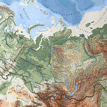 Гобеленовое панно «Карта России»